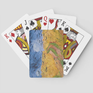 Vincent van Gogh   Radfeld mit Krähen, 1890 Spielkarten