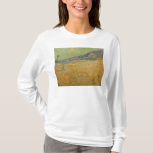 Vincent van Gogh  Radfeld mit Sensenmann, 1889 T-Shirt