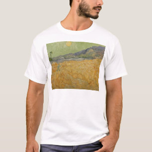 Vincent van Gogh Radfeld mit Sensenmann, 1889 T-Shirt