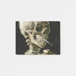 Vincent van Gogh Rauchen Skelett Post-it Klebezettel