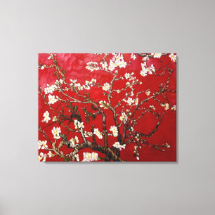 Vincent van Gogh Red Almond Blossom (1890) Leinwanddruck