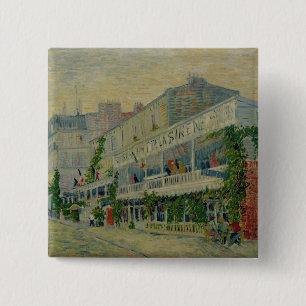 Vincent van Gogh Restaurant de la Sirene Button