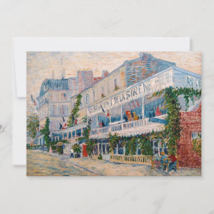 Vincent van Gogh - Restaurant de la Sirene Einladung