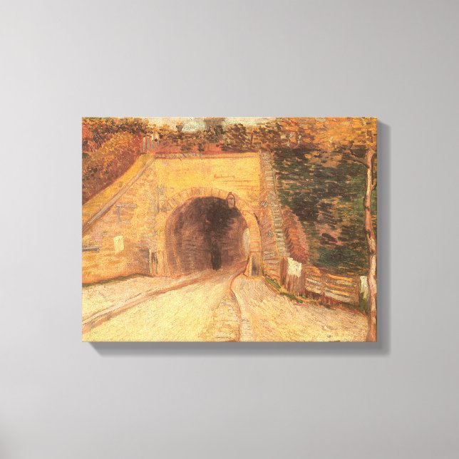 Vincent van Gogh - Roadway Underpass, The Viadukt Leinwanddruck (Vorderseite)