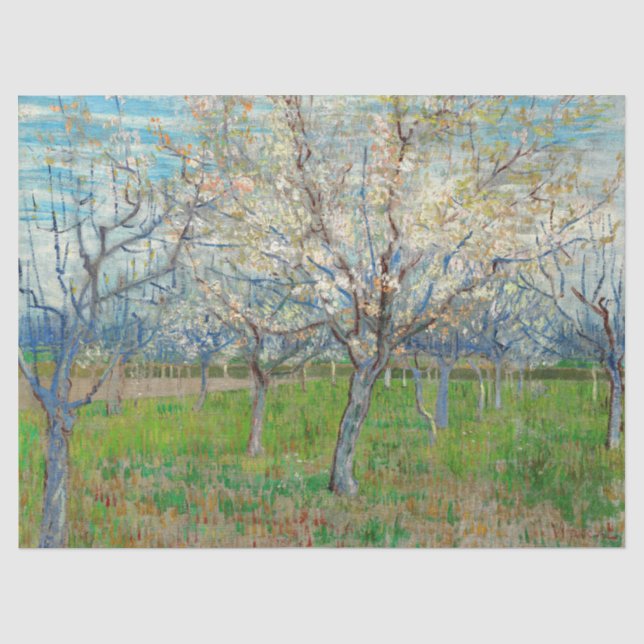 Vincent van Gogh - Rosa Orchard Seidenpapier (Vorderseite)
