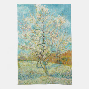 Vincent van Gogh - Rosa Pfirsichbaum in Blüte Geschirrtuch