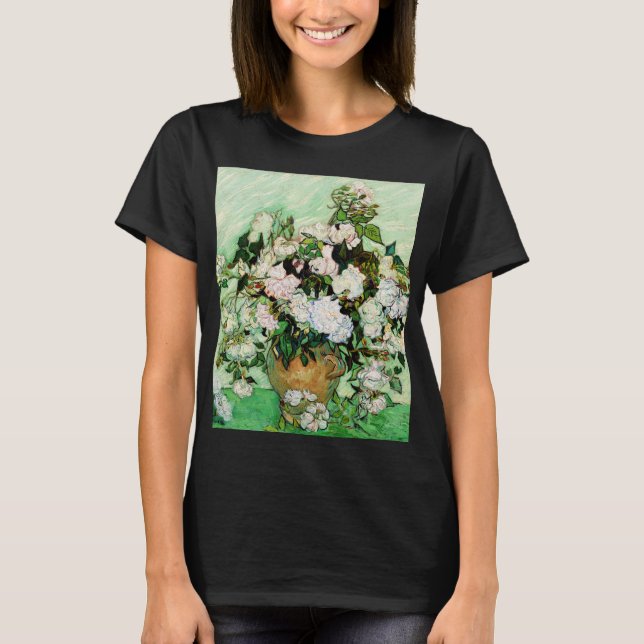 Vincent Van Gogh Rose (1890) T-Shirt (Vorderseite)