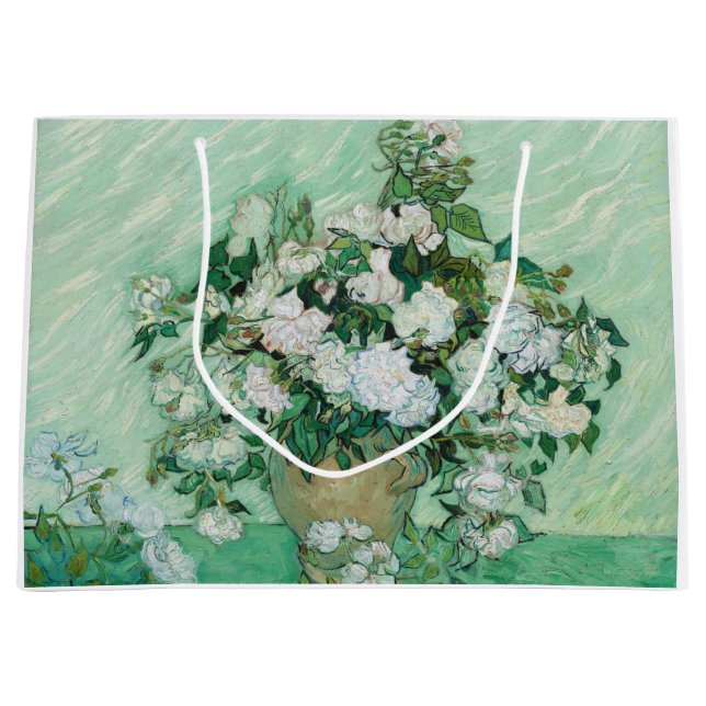 Vincent van Gogh - Rose Große Geschenktüte (Vorderseite)