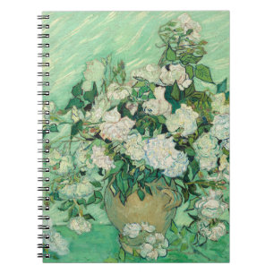 Vincent van Gogh Rose Impressionist Notizblock