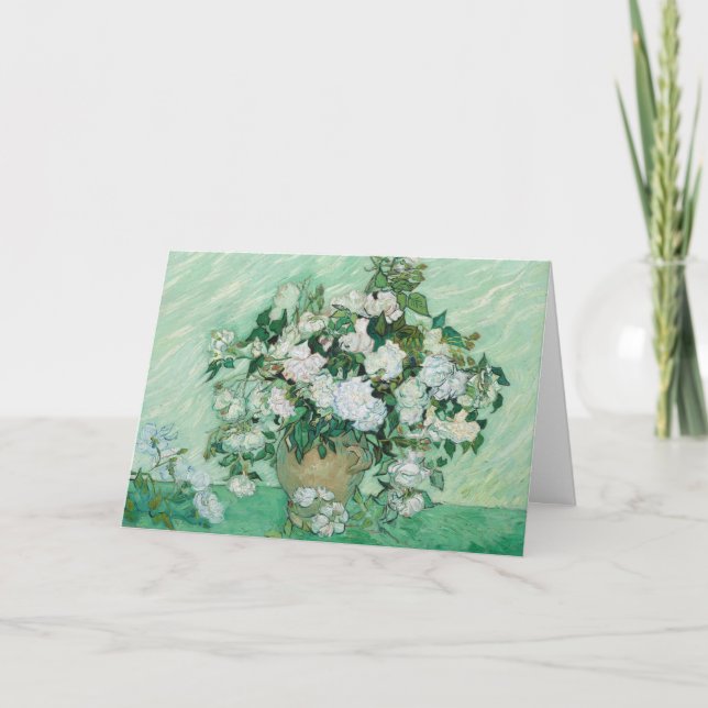 Vincent van Gogh - Rose Karte (Vorderseite)