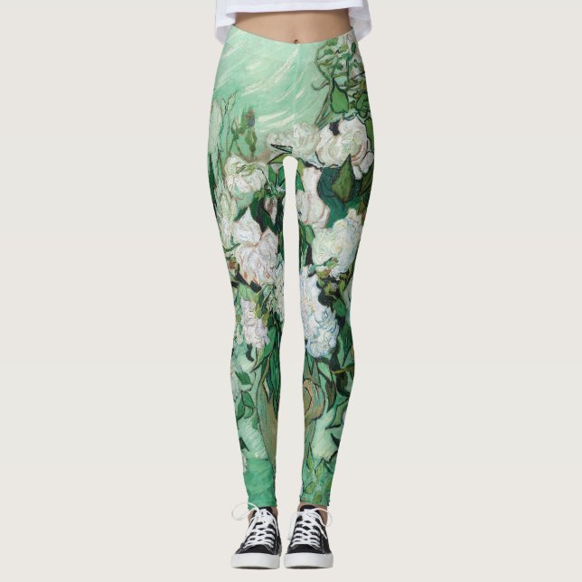 Vincent van Gogh - Rose Leggings (Vorderseite)