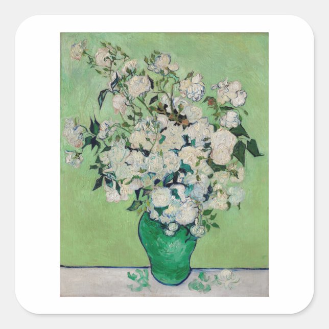 VINCENT VAN GOGH "ROSE" UMSCHLAG AUFKLEBER (Vorderseite)