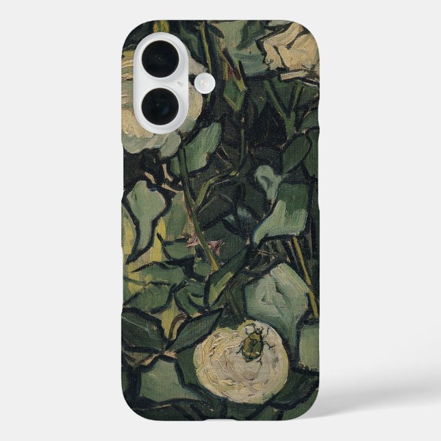 Vincent van Gogh - Rose und Käfer iPhone 16 Hülle (Rückseite)