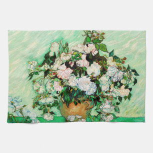 Vincent Van Gogh Rosen (1890) Geschirrtuch
