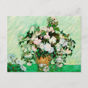 Vincent Van Gogh Rosen (1890) Postkarte