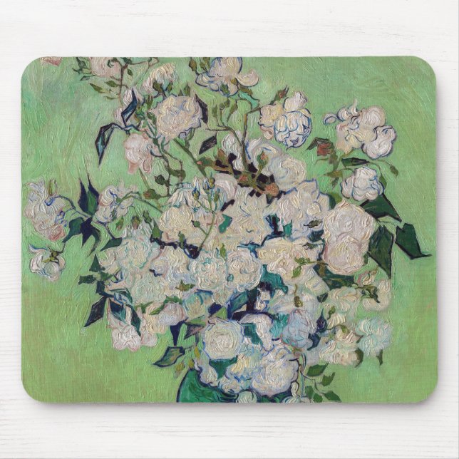 Vincent van Gogh - Rosen Mousepad (Vorne)
