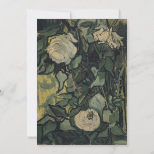Vincent van Gogh - Rosen und Käfer Einladung