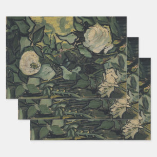 Vincent van Gogh - Rosen und Käfer Geschenkpapier Set