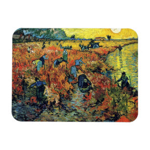 Vincent Van Gogh - Roter Weinberg bei Arles Malere Magnet