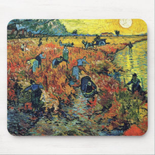 Vincent Van Gogh - Roter Weinberg bei Arles Malere Mousepad