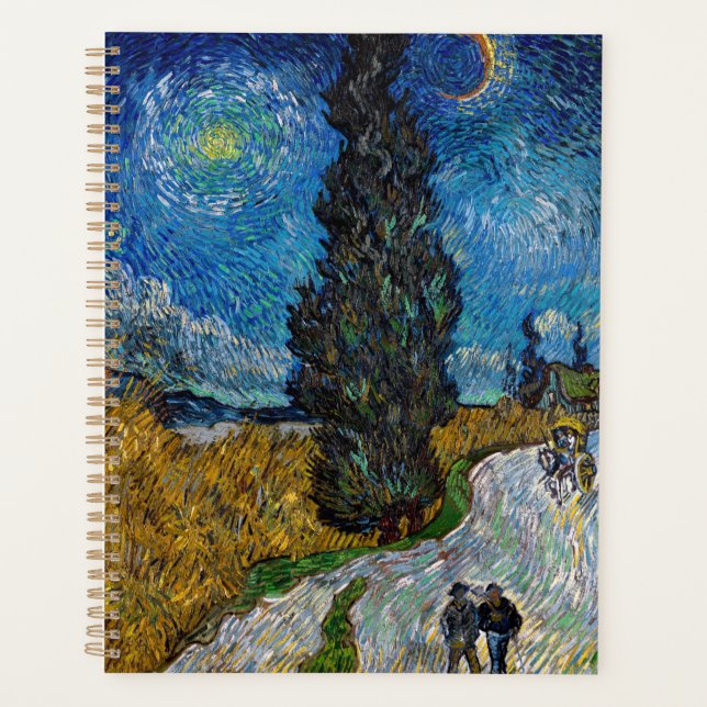 Vincent van Gogh - Route avec Cypress et Star (Devant)