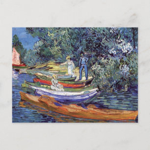 Vincent Van Gogh - Ruderboote an den Ufern der Ois Postkarte