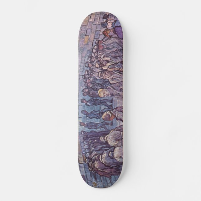 Vincent van Gogh - Runde der Gefangener Skateboard (Vorderseite)