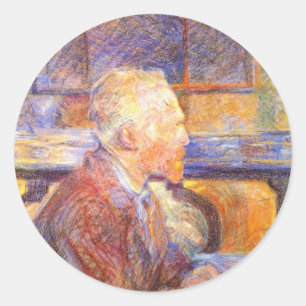 Vincent Van Gogh Runder Aufkleber
