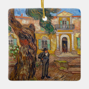 Vincent Van Gogh - Saint-Paul-Asyl in Saint-Remy Keramikornament
