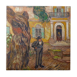 Vincent Van Gogh - Saint-Paul Asylum in Saint-Remy Fliese