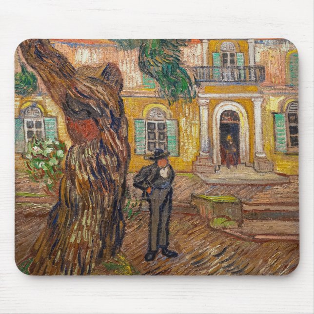 Vincent Van Gogh - Saint-Paul Asylum in Saint-Remy Mousepad (Vorne)