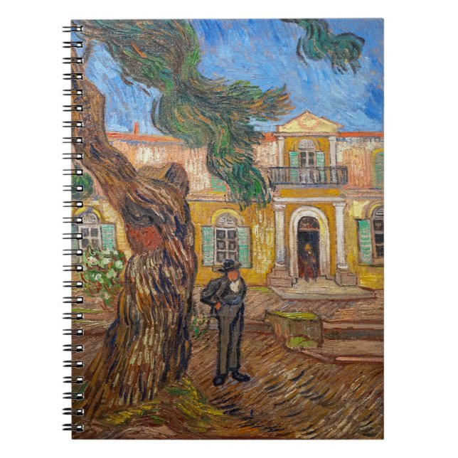 Vincent Van Gogh - Saint-Paul Asylum in Saint-Remy Notizblock (Vorderseite)