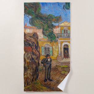 Vincent Van Gogh - Saint-Paul Asylum in Saint-Remy Strandtuch