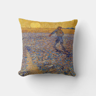 Vincent van Gogh - Sämann bei Sonnenuntergang Kissen