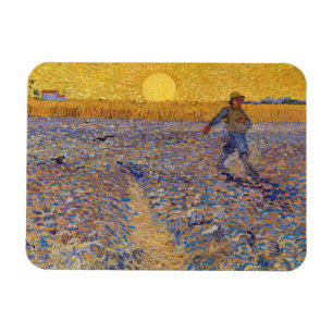 Vincent van Gogh - Sämann bei Sonnenuntergang Magnet