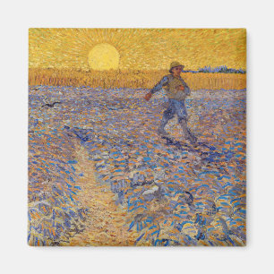 Vincent van Gogh - Sämann bei Sonnenuntergang Magnet
