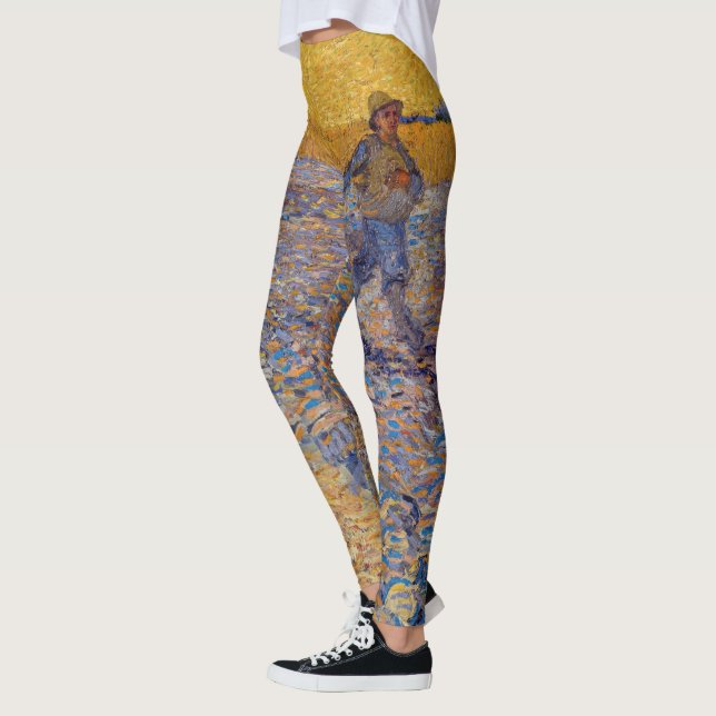 Vincent van Gogh - Sämann bei untergehender Sonne Leggings (Links)