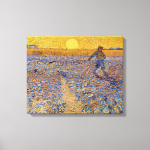 Vincent van Gogh - Sämann bei untergehender Sonne Leinwanddruck