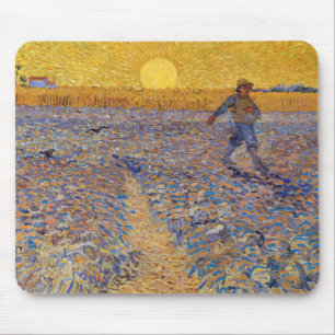 Vincent van Gogh - Sämann bei untergehender Sonne Mousepad