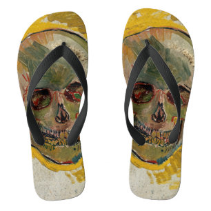 Vincent van Gogh - Schädel 1887 #2 Flip Flops