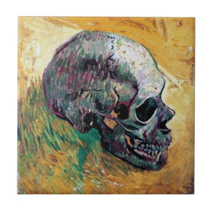 Vincent Van Gogh - Schädel im Profil - Kunstwerk Fliese