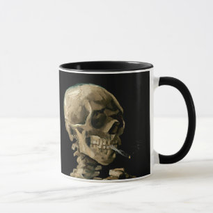 Vincent van Gogh - Schädel mit brennender Zigarett Tasse