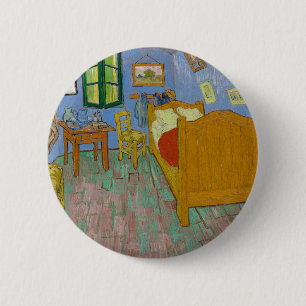 Vincent Van Gogh Schlafzimmer Gemälde Button