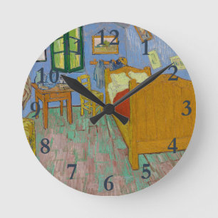 Vincent Van Gogh Schlafzimmer Gemälde Runde Wanduhr