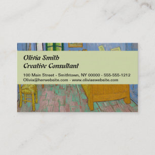 Vincent Van Gogh Schlafzimmer Gemälde Visitenkarte