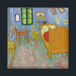 Vincent Van Gogh Schlafzimmer. Impressionismus Vin Magnet<br><div class="desc">Vincent Van Gogh Magnet "The Bedroom".</div>