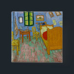 Vincent Van Gogh Schlafzimmer. Impressionistische  Button<br><div class="desc">Vincent Van Gogh "The Bedroom" Taste. Impressionistische Zimmerkunst.</div>