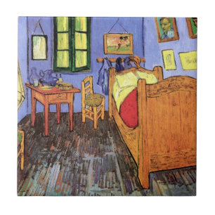 Vincent Van Gogh - Schlafzimmer in Arles Fine Art Fliese