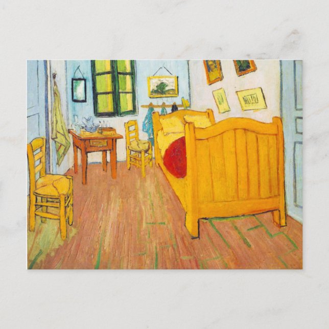 Vincent Van Gogh - Schlafzimmer in Arles Postcard Postkarte (Vorderseite)
