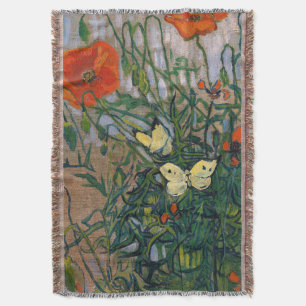 Vincent van Gogh - Schmetterlinge und Klatschmohn Decke